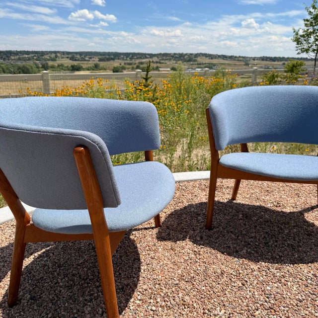 Mid-Century Modern Pair of Nanna Ditzel Nd83 Lounge Chairs For Sale - Image 3 of 10