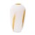 Our Grasberg Glass Vase in white with vibrant orange accents is a dazzling expression of contemporary design and artistic...