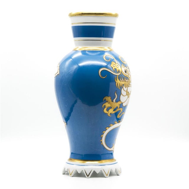 Porcelain Dragon Vase by Heinz Schaubach for Schaubach Kunst, 1920s-1930s For Sale - Image 4 of 13