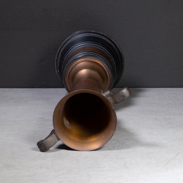 Early 20th Century Art Deco Brass and Copper Cup Trophy With Bakelite Base c.1930 For Sale - Image 5 of 8