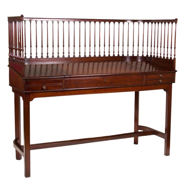 Circa 1790 III Mahogany Banker's Desk Chairish