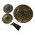 Late 18th Century Elpec Brassware of Distinction Soldered Brass Pitcher Plates- 4 Pieces For Sale
