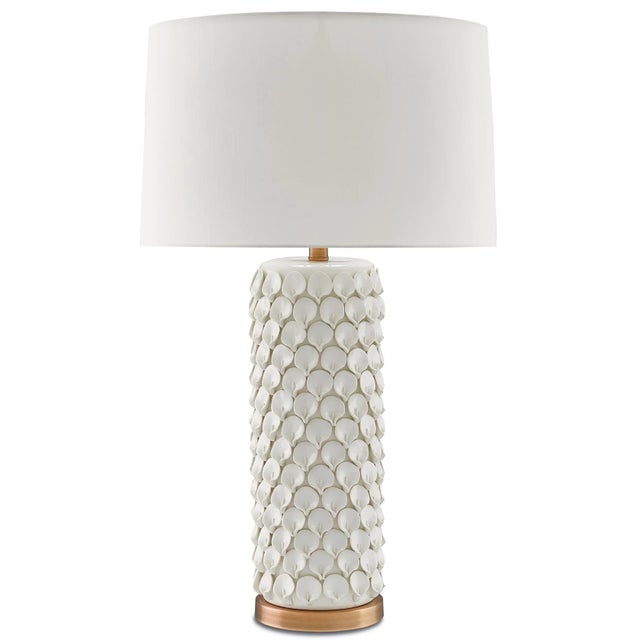 Contemporary Currey & Company Calla Lily Table Lamp For Sale - Image 3 of 6