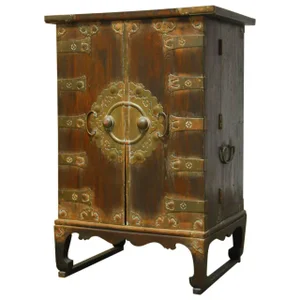 Mid 20th Century Korean Secrétaire Cabinet Chest
