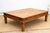 Grand Takhat Large Indian Teak Coffee Table For Sale In Los Angeles - Image 6 of 11