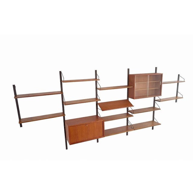 1960s Vintage Royal System Wall Unit by Poul Cadovius, Denmark, 1960s For Sale - Image 5 of 14