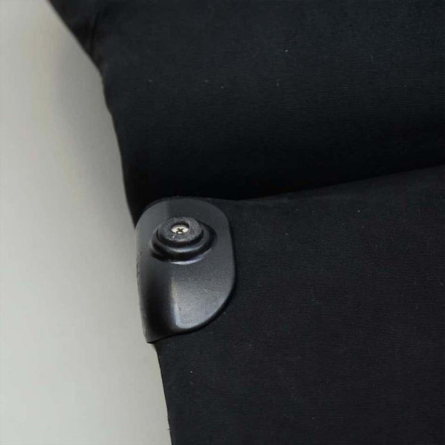 Wink 111 Armchair in Black by Toshiyuki Kita attributed to Cassina, 1980s For Sale - Image 14 of 17