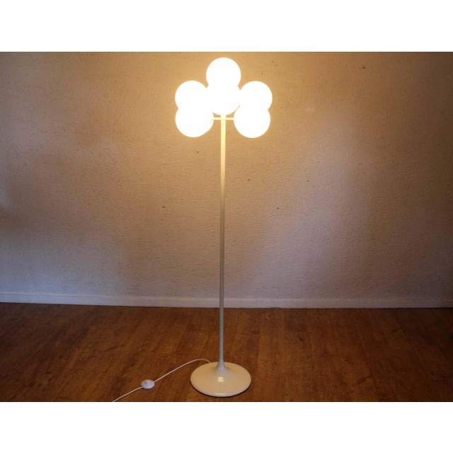 Superb temde leuchten floor lamp from the 60s. often wrongly attributed to max bill, this floor lamp was in fact imagined...