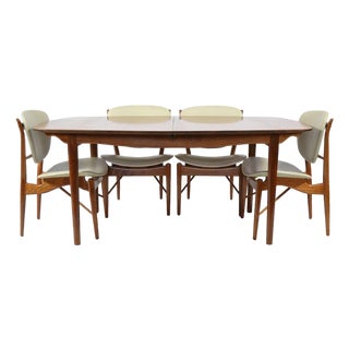 Finn Juhl Dining Table and Chairs For Sale