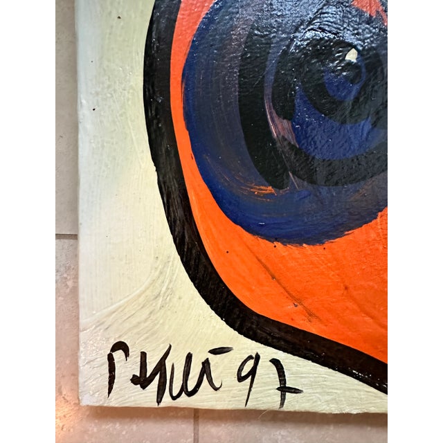 Abstract Expressionism “Peter Keil and Dean Martin” Titled Painting by Artist Peter Keil, 1997 For Sale - Image 3 of 5