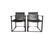 Art Deco Postmodern Cube Chairs – In the Style of Radboud Van Beekum– Black Pu Leather. Priced Individually For Sale - Image 3 of 6