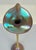 Glass Vintage Modern Iridescent Jack in the Pulpit Art Glass Vase For Sale - Image 7 of 7