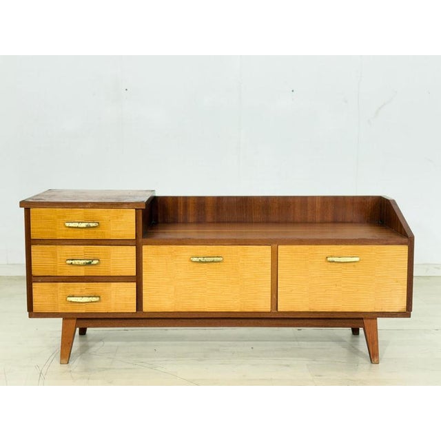 Vintage Sideboard in Birch with Mirror For Sale - Image 3 of 14