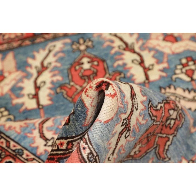 Ardebil Rug in Hand-Knotted Virgin Wool For Sale - Image 9 of 11