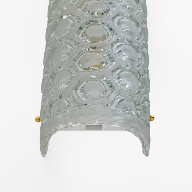 Teal Modern Light Green Murano Glass Sconces, 2000, Set of 2 For Sale - Image 8 of 12