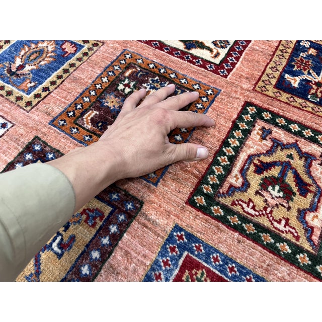 Bakhtiari Four Seasons Tree of Life Wool Rug in Terracotta, 2'10" X 4' For Sale - Image 9 of 11