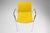 Mid-Century Yellow Chair with Metal Frame and Plastic Seat, Belgium For Sale - Image 6 of 12