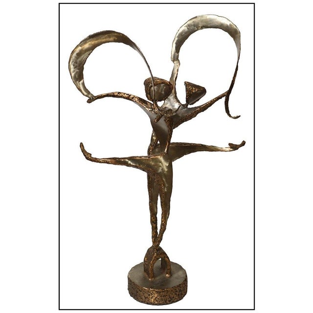 Abstract Mid 20th Century Ribbon Dancers, Colbert Collins For Sale - Image 3 of 4