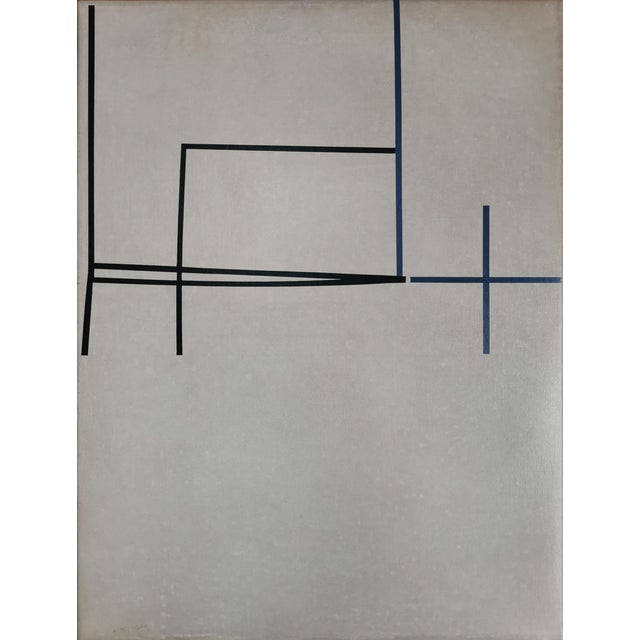 Pierre Muckensturm Contemporary Abstract Mixed-Media on Canvas "Xxiii 67 347" by Pierre Muckensturm For Sale - Image 4 of 5