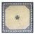 1880s Beige Field Shou Symbols Medallion Antique Chinese Peking Square Rug For Sale