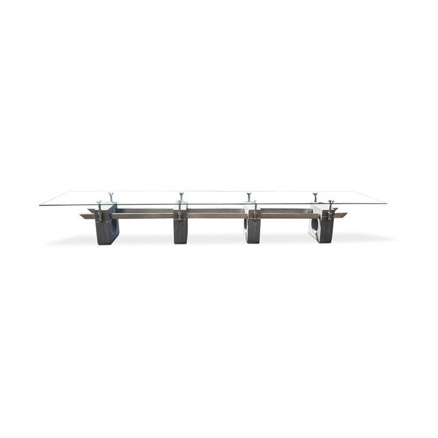 Vintage Brutalist Concrete Dining Table, 1970s For Sale - Image 11 of 18