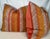 Jane Churchill "Medina Stripe" in Red 22" Pillows-a Pair For Sale - Image 4 of 4