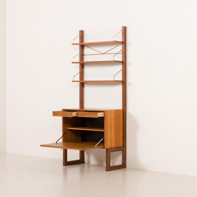 1960s Free-Standing Wall Unit by Poul Cadovius for Cado, 1960s For Sale - Image 5 of 18