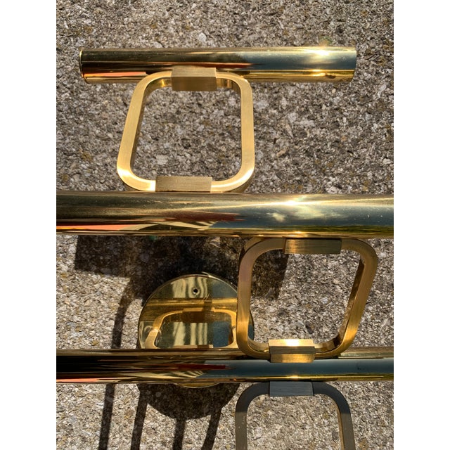 Large Space Age Wall Lamp Sculpture from Maison Jansen and Sciolari, 1960s For Sale - Image 11 of 18