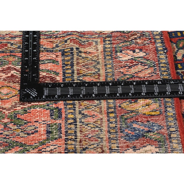 Late 19th Century 1890's Antique Persian Hamadan Rug - 11'09 X 15'07 For Sale In Dallas - Image 6 of 9