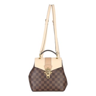 Beige Damier Canvas Clapton Backpack For Sale