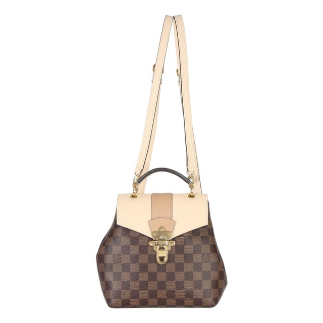 Beige Damier Canvas Clapton Backpack For Sale