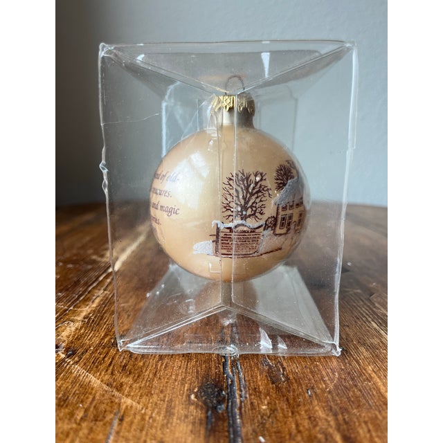 1980s 1989 Vintage Bronner's Glass Ball Christmas Ornament, Made in Austria For Sale - Image 5 of 8