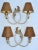 Riccardo Scarpa Wrought Iron Sconces & Shades, Wall Lights Art Deco Italy 1950 For Sale - Image 13 of 13