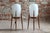 Brown Floor Lamp with Glass Lampshade from Uluv Krásná Jizba, 1960s For Sale - Image 8 of 12