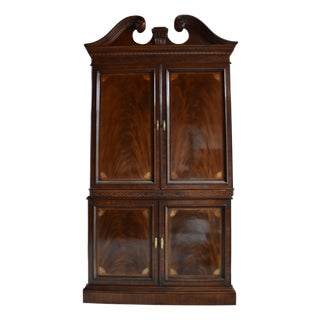 Heritage Furniture Heirloom Collection Georgian Style Media Armoire For Sale