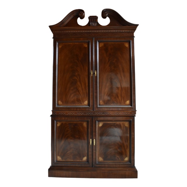Heritage Furniture Heirloom Collection Georgian Style Media Armoire For Sale