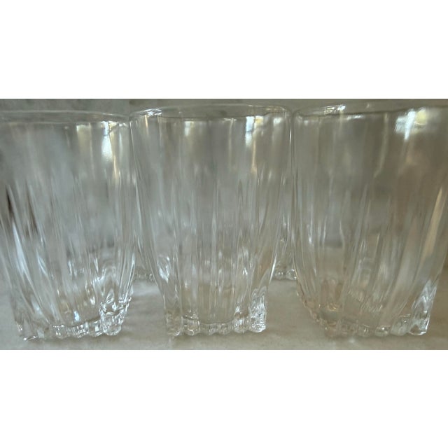 Mid 20th Century Mid 20th Century Mid Century Modern Small Park Avenue Glasses by Federal Glass Company - Set of 7 For Sale - Image 5 of 10