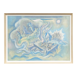 1961 “The Afternoon of a Faun” Oil on Canvas by Eugene Francis Savage