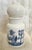 1970s Vintage Belgian Blue Victorian Apothecary Bottle/Jar For Sale - Image 5 of 6