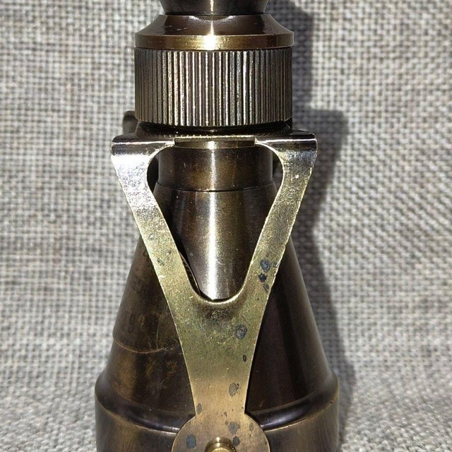 Victorian Early 20th Century Brass Spyglass With Wooden Case – 4.1" Victorian Marine Telescope For Sale - Image 3 of 9
