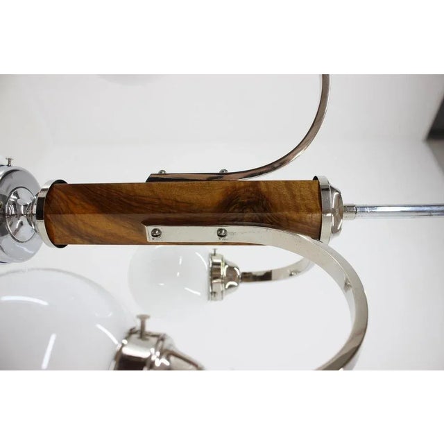 Art Deco Chandelier, Czecholsovakia, 1930s For Sale - Image 6 of 12