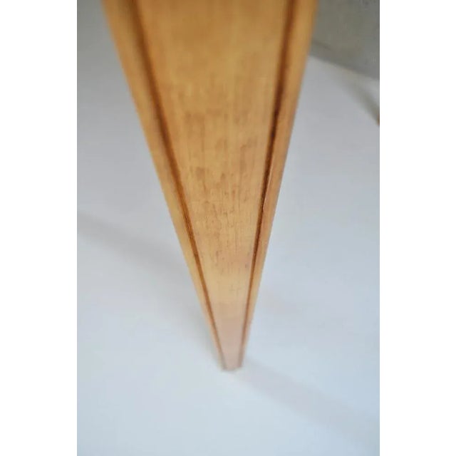 Art Deco Golden Elm Table, 1930s For Sale - Image 10 of 15