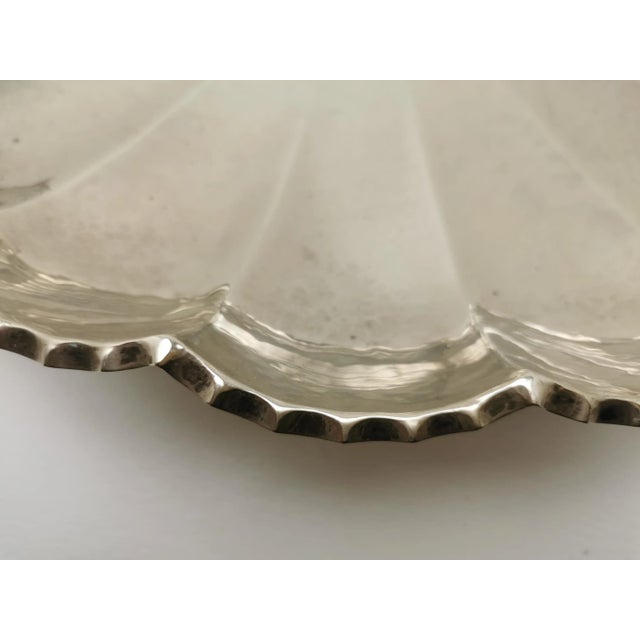 1920s Large German Art Deco Metal Bowl For Sale - Image 5 of 10