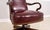 Burgundy Hancock & Moore Burgundy Leather Executive Swivel Desk Chair For Sale - Image 8 of 16