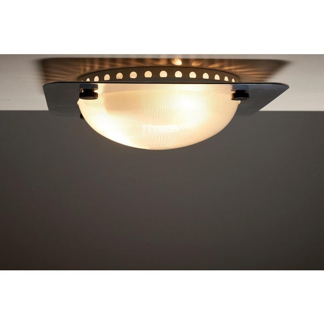 Metal Sleek Ceiling Lamp by Tronconi, 1970 For Sale - Image 7 of 12