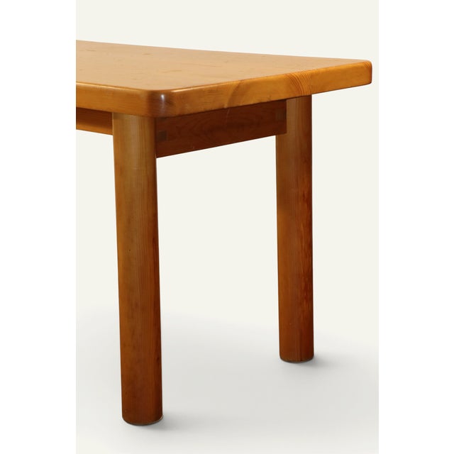 Modernist Pine Table by René Martin, 1960s For Sale - Image 4 of 18