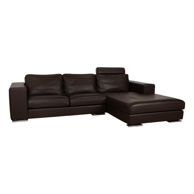 Alberta Manhattan Corner Sofa in Leather For Sale