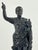 Vintage Italian Grand Tour Statuette, rich dark brown patinated cabinet bronze of the Emperor Augustus of Prima Porta,...