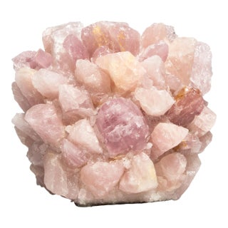 Votive Holder in Pink Quartz Large For Sale