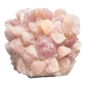 Votive Holder in Pink Quartz Large
